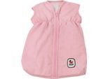 Puppen Schlafsack CHIC2000 "Brombeere", rosa (melange grau, rosa), Puppenausstattungen, KinderB:27cm H:2cm T:45cm, Polyester, Puppen Schlafsack, B:27cm H:2cm T:45cm