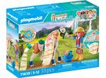 Konstruktions-Spielset PLAYMOBIL "Ellie & Pferd mit Kreppeisen (71639), Horses of Waterfall", bunt, Spielbausteine, Kinder, Kunststoff, Konstruktions-Spielset, Made in Europe