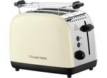 RUSSELL HOBBS Toaster "Colours Plus 26551-56", beige (cream), B:28,4cm H:23,3cm T:15,6cm, Toaster, Toaster