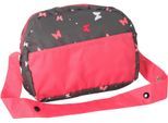 Puppen Wickeltasche CHIC2000 "Jeans Grey", bunt (butterfly koralle), Puppenausstattungen, KinderB:29cm H:22cm T:9cm, Polyester, Puppen Wickeltasche, B:29cm H:22cm T:9cm