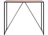 Bartisch ACTONA GROUP, schwarz (matt wildeiche, matt schwarz, matt wildeiche), B:120cm H:105cm T:60cm, Tische, Bartisch, mit schmalem Metallfuß, Breite 120 cm, in weiteren Variationen