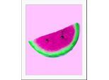 Bild QUEENCE "Mika", rosa (farbe rahmen: schwarz, farbe bild(er): rosa), B:30cm H:40cm, Acrylglas, Holz, Papier, Bilder, Bild, HD Premium Poster-Druck inkl. Holzrahmen