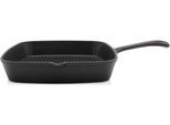 Steakpfanne KRÜGER "Einsenguss Grill-/ Steakpfanne TOLEDO, 28 x 28cm", schwarz, B:28cm H:5cm L:28cm, Pfannen, Steakpfanne, für Induktions-Kochfelder geeignet