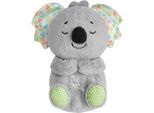 Plüschfigur FISHER-PRICE "Schlummer-Koala", grau, Plüschfiguren, KinderH:11cm L:25cm T:15,5cm, Plüsch, Plüschfigur, Einschlafhilfe mit Musik, Naturgeräuschen und sanftem Licht, H:11cm L:25cm T:15,5cm