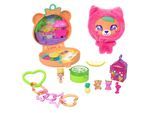 Spielwelt POLLY POCKET "Plüsch Schatulle", bunt, Spielfigurenwelten, KinderB:10cm H:10cm T:5cm, Kunststoff, Spielwelt, B:10cm H:10cm T:5cm