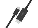 BELKIN HDMI-Kabel "USB C auf HDMI 2.1 Kabel, 2m", schwarz, 200cmcm, Kabel, HDMI-Kabel