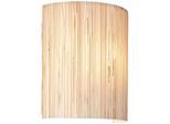 BRILLIANT Wandleuchte "Wimea", beige (natur), 1, H: 23,5cm, 1 Stk., Leuchten, natur, Wandleuchte