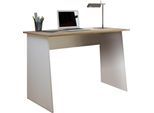 Schreibtisch VCM "Holz Schreibtisch Computertisch Masola Maxi", braun (weiß, sonoma, eiche), B:110cm T:50cm, Tische, Schreibtisch