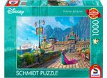 Puzzle SCHMIDT SPIELE "Disney, Frozen, Celebrating in Arendelle von Thomas Kinkade", bunt, Puzzles, KinderB:69cm H:49cm, Pappe, Motiv, Puzzle, Made in Germany, B:69cm H:49cm