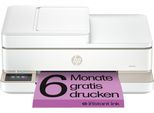 HP Multifunktionsdrucker "Envy 6520e", weiß, B:43,3cm H:17,1cm T:36,1cm, Drucker, 6 Probemonate HP Instant Ink erhalten bis 31.07.2026, Multifunktionsdrucker