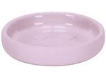 Seifenschale KLEINE WOLKE "Eclipse", rosa (erika), B:10,3cm H:2,5cm T:10,3cm, Keramik, Seifenhalter, Seifenschale