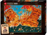 Puzzle HEYE "Diamond Dick / Wanted", bunt, Puzzles, KinderB:50cm H:70cm, Pappe, Motiv, Puzzle, Made in Germany, B:50cm H:70cm