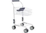 Spiel-Einkaufswagen CHIC2000 "Navy Blue", blau (navy blau), Kinder-Einkaufswagen, KinderB:41cm H:58cm T:41cm, Spiel-Einkaufswagen, mit Puppensitz, B:41cm H:58cm T:41cm