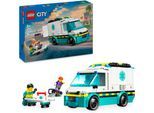 Konstruktionsspielsteine LEGO "Rettungswagen (60451), LEGO City", bunt, Spielbausteine, Kinder, Kunststoff, Konstruktionsspielsteine, Made in Europe