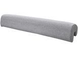 Wickelaufsatz PAIDI "Kopfschutz mit Mikrofaserbezug, Kantenschutz", grau (steingrau), B:78cm H:11,8cm T:7cm, Schaumstoff, Wickelaufsätze, Wickelaufsatz, extra weich gepolstert, passt auf jede Wickelkommode, waschbar