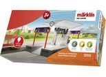 Modelleisenbahn-Gebäude MÄRKLIN "Märklin my world - Bahnsteig - 72213", grau, Modelleisenbahn-Erweiterungen, KinderB:11cm H:10cm L:25cm, Kunststoff, Metall, Modelleisenbahn-Gebäude, Mit Lichtfunktion, B:11cm H:10cm L:25cm