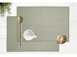 Platzset OTTO HOME "Aolva", beige, B:45cm L:30cm, Obermaterial: 100% Polyester, Platzsets, Platzset, 45 x 30 cm, Strukturiert, modern, basic, Esszimmer, Wohnzimmer, Deko