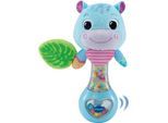 Greifspielzeug VTECH "Vtech Baby, Babys Hippo-Rassel", bunt, Greifspielzeug, BabyH:15,5cm, Kunststoff, Plüsch, Stoff, Greifspielzeug, H:15,5cm