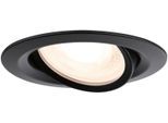 PAULMANN LED Einbauleuchte "Nova Plus 1x35W Schwarz matt/Alu Zink", schwarz, 1, Ø 9,3cm, Leuchten, LED Einbauleuchte