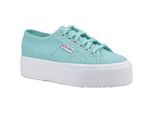 Superga 2790 Linea Up And Down 100% Baumwolle Frauen Grün Wasser Trainer