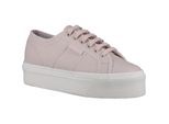 Superga 2790 Leder Damen Rosa Mandel Turnschuhe