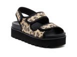 Rocket Dog Balmy Dexter Damen Textil Sandalen in Beige/Schwarz