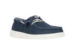 HEYDUDE Wendy Stretch Mesh Polyester Vrouwen Navy Loafers