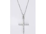 Kreuzanhänger LADY, silber (silber 925), Schmuckanhänger, Damen, Silber 925 (Sterlingsilber), Ketten mit Anhänger