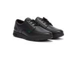 Kickers Kelland Lace Lo Schwarz Leder Schuhe
