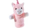 Handpuppe HEUNEC "Einhorn", rosa, Puppen, KinderH:25cm, Handpuppe, H:25cm
