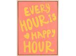Kunstdruck MIRRORS AND MORE "HOUR", farbe bild(er): vielfarbig, B:30cm H:40cm, Kunststoff, Bilder, Kunstdruck, Kunstwerk mit positivem Spruch
