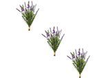 Kunstblume CREATIV GREEN "Lavendelbund", lila, H:35cm, Obermaterial: 100% Polyethylen, Kunstpflanzen, Kunstblume
