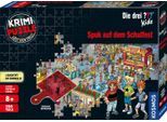 Puzzle KOSMOS "Krimipuzzle Die drei ??? Kids 200 Teile / Spuk auf dem Schulfest", bunt, Puzzles, KinderB:54cm H:38cm, Pappe, fluoreszierend, Puzzle, leuchtet im Dunkeln, Made in Germany, B:54cm H:38cm
