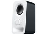 LOGITECH Lautsprecher "980-000815", schwarz-weiß (weiß, schwarz), B:11,8cm H:12,2cm T:17,4cm, Lautsprecher, Lautsprecher