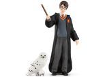 Spielfigur SCHLEICH "WIZARDING WORLD, Harry Potter™, Harry Potter™ & Hedwig™ (42633)", bunt, Spielfiguren, Kinder, Kunststoff, Spielfigur, Made in Europe