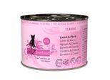 Catz finefood Nassfutter Katze Classic Adult No. 19 Lamm und Pferd 24x200 g