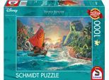 Puzzle SCHMIDT SPIELE "Disney, Vaiana Moana von Thomas Kinkade", bunt, Puzzles, KinderB:69cm H:49cm, Pappe, Motiv, Puzzle, B:69cm H:49cm