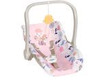 Puppen Autositz BABY BORN "Babyschale Blumen", rosa, Puppenausstattungen, Kinder, Kunststoff, Puppen Autositz