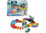 Autorennbahn VTECH "Tut Tut Baby Flitzer - Kleine Rennstrecke", bunt, Autorennbahnen, Kinder, Kunststoff, Autorennbahn, inklusive Tut Tut Baby Flitzer