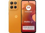 MOTOROLA Smartphone "moto g15", Energieeffizienz: A, orange (sunrise orange), 128 GB, Mobiltelefone, Smartphone