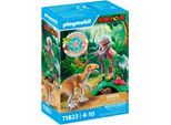 Konstruktions-Spielset PLAYMOBIL "Velociraptor (71823), Playmobil Dinos", bunt, Spielbausteine, Kinder, Kunststoff, Konstruktions-Spielset