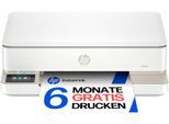 HP Multifunktionsdrucker "ENVY 6120e", weiß, B:43,3cm H:13,6cm T:36,1cm, Drucker, 6 Probemonate HP Instant Ink erhalten bis 31.07.2026, Multifunktionsdrucker