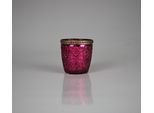 Windlicht AM DESIGN "aus Glas", pink, B:9cm H:9cm, Glas, Kerzenhalter, Windlicht, 3er Set, BxH: 9x9 cm