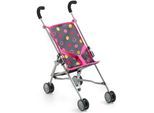 Puppenbuggy CHIC2000 "Roma, Mini-Buggy", pink (funny pink), Puppenwagen, KinderB:29cm H:57cm T:50cm, Kunststoff, Metall, Stoff, Puppenbuggy, B:29cm H:57cm T:50cm