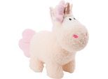 Kuscheltier NICI "Theodor & Friends GREEN, Einhorn Creamy Pink stehend 22 cm", weiß, Plüschfiguren, KinderB:10cm H:22cm L:26cm, Kuscheltier, B:10cm H:22cm L:26cm