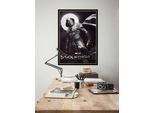 Wandbild KOMAR "Moon Knight Lunar Cycle", schwarz (farbe bild(er): schwarz, weiß), Disney, 1 Stk., Vlies, Bilder, Wandbild, 30 x 40 cm (Breite x Höhe) - Kinderzimmer, Dekoration