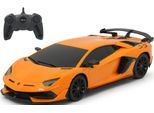 RC-Auto JAMARA "Lamborghini Aventador SVJ 1:24 - 40 MHz, orange", orange, Fernlenkfahrzeuge, KinderB:10cm H:5cm T:21cm, Kunststoff, RC-Auto, B:10cm H:5cm T:21cm