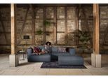 Ecksofa W.SCHILLIG "around-the-block Mega-Sofa & Hocker, viel Platz, Breite 300cm, L-Form", blau (blau z69), B:300cm H:66cm T:164cm, Longlife Xtra-Leder Z69: Das feinnarbige, gedeckte Softleder Z69 besticht durch seine außergewöhnliche Weichheit im trendigen »Vintage-Look«, Hautstärke 0, 9 - 1, 1 mm;Longlife fabric Flachgewebe T88 (100% Polyester), Sofas, Ecksofa, inklusive Hocker, mit eleganter B