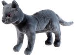 Kuscheltier HEUNEC "Die Schule der Magischen Tiere, Katze Karajan 30 cm", grau, Plüschfiguren, Kinder, Kuscheltier