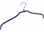 Kleiderbügel WENKO "Modell Multi", blau, B:41cm H:19cm T:1cm, Kunststoff, Metall, Kleiderbügel, Kleiderbügel, aus Metall mit rutschhemmender Beschichtung, inkl. Bügelverbindern